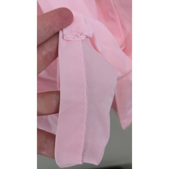 Pink Vintage Deena Nylon Night Shirt Flower Power 60s - Picture 9 of 16